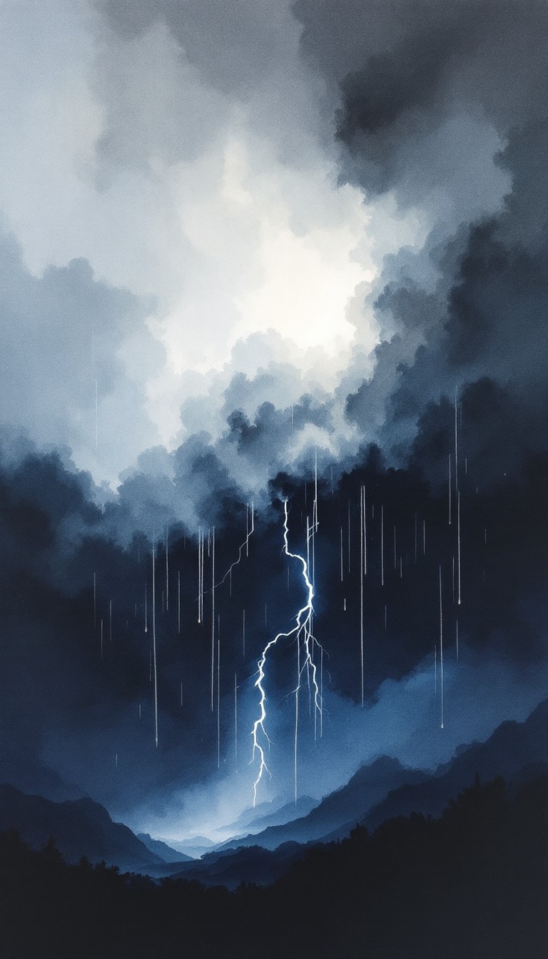 Free Storm Lightning Drama Image - Storm, Lightning, Watercolor ...