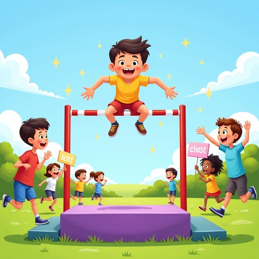 Free Joyful High Jump Image | Download at StockCake