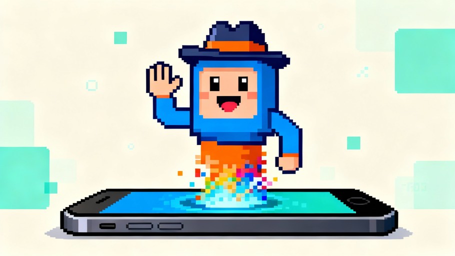Free Pixel Art Joy Image - Pixel, Art, Character | Download at StockCake