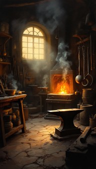 Free Ancient Forge Glows Image - Forge, Blacksmith, Anvil | Download at ...