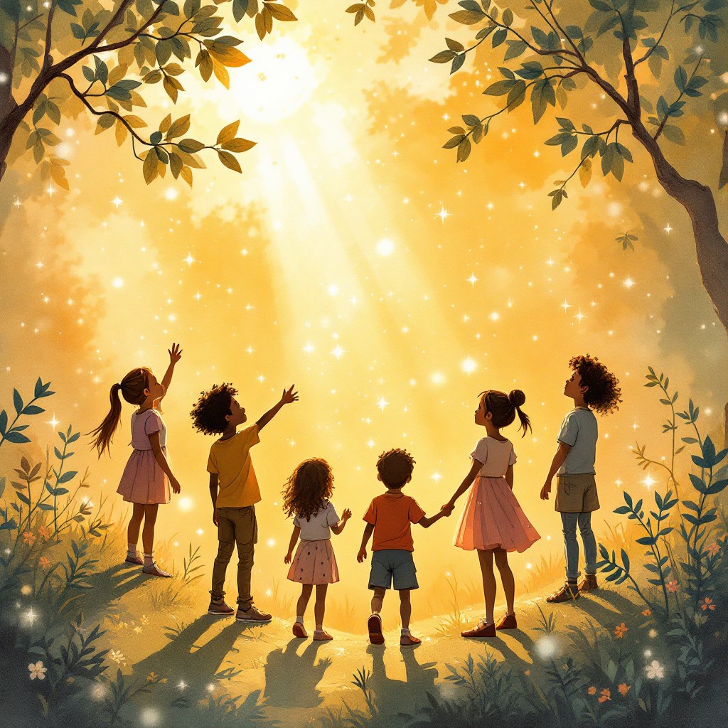 Magic Golden Hour Free Golden Hour Magic Photo - Children, Sunset, Golden | Download at ...
