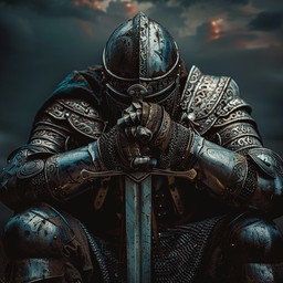Free Knight in Rest Image - Knight, Armor, Sword | Download at StockCake