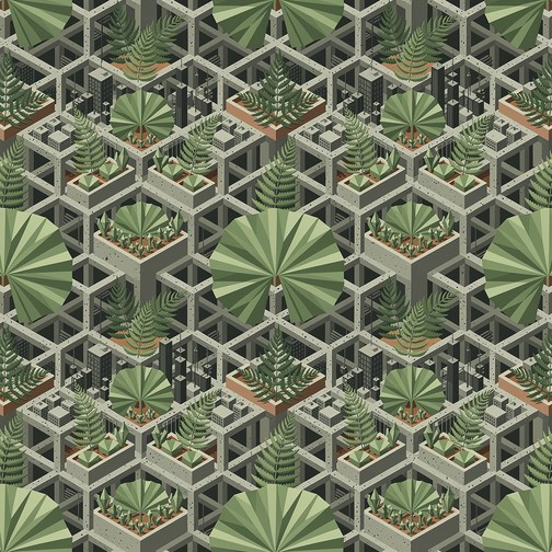 Free Urban Botanical Geometry Image - Geometric, Botanical, Pattern ...