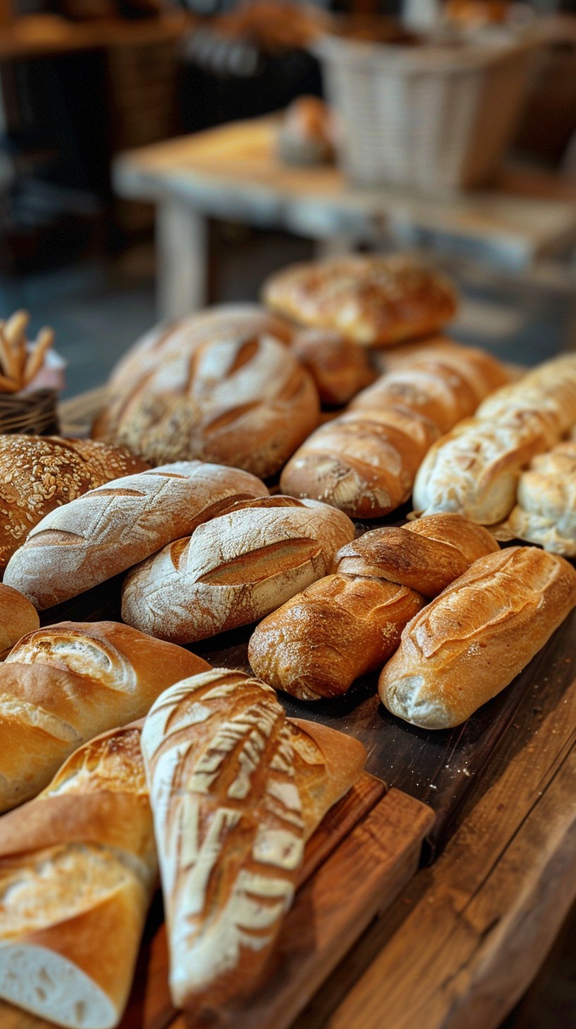 Bread Inage Free Fresh bakery breads Image - Bakery, Bread, Rustic | Download at ...