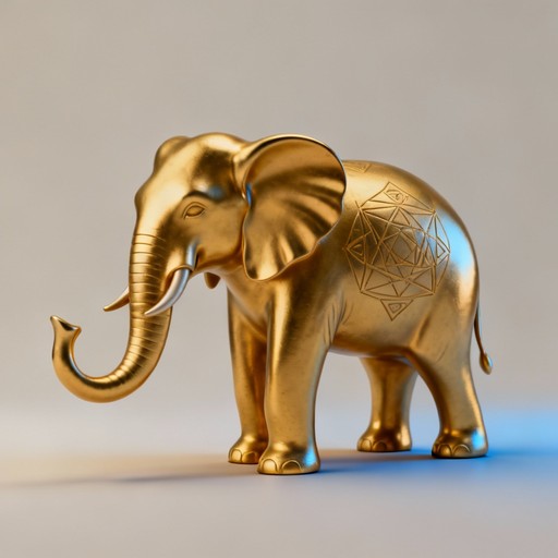 Free Golden Elephant Sculpture Image - Elephant, Golden, Sculpture ...