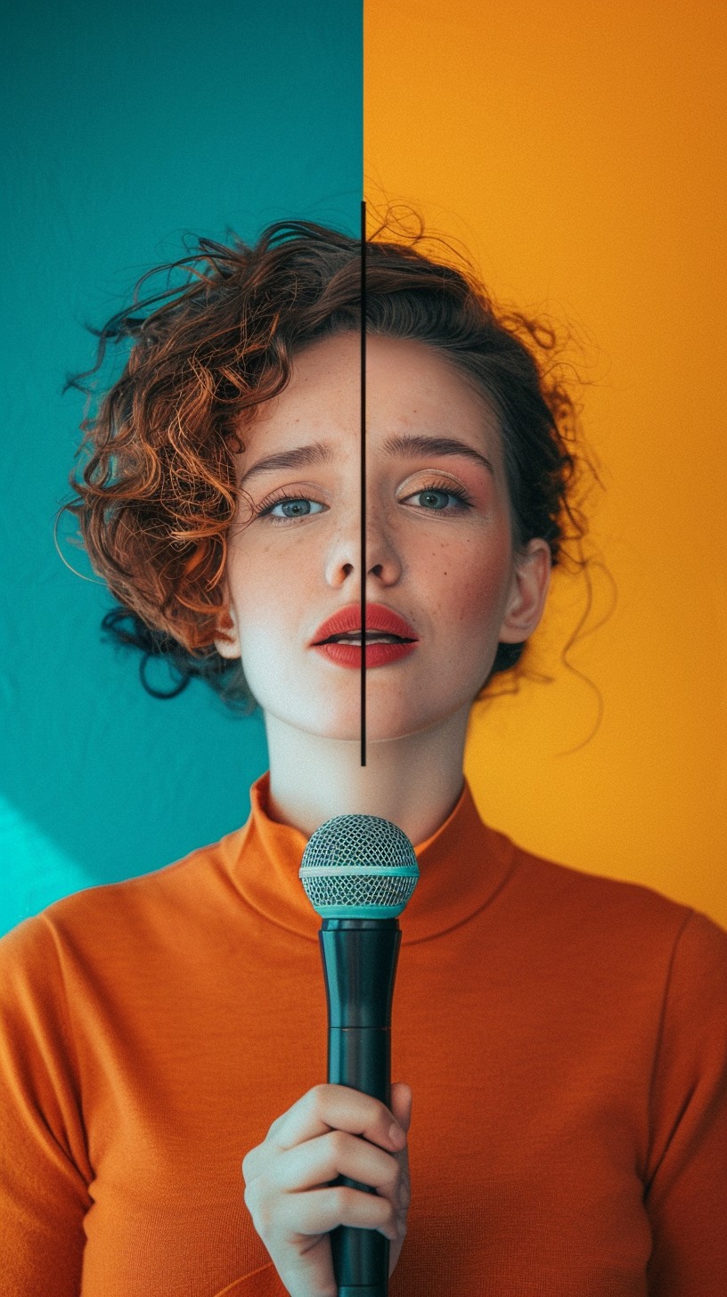 Free Singer with Microphone Photo - Singer, Microphone, Woman ...