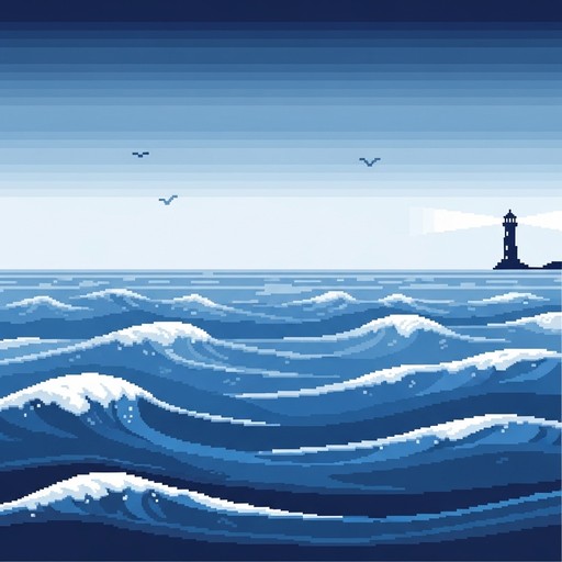 Free Pixel Ocean Serenity Photo - Pixel, Ocean, Waves | Download at ...