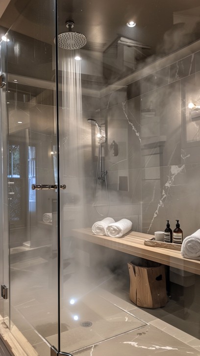 Free Steamy Shower Time Image - Bathroom, Shower, Steam | Download at ...