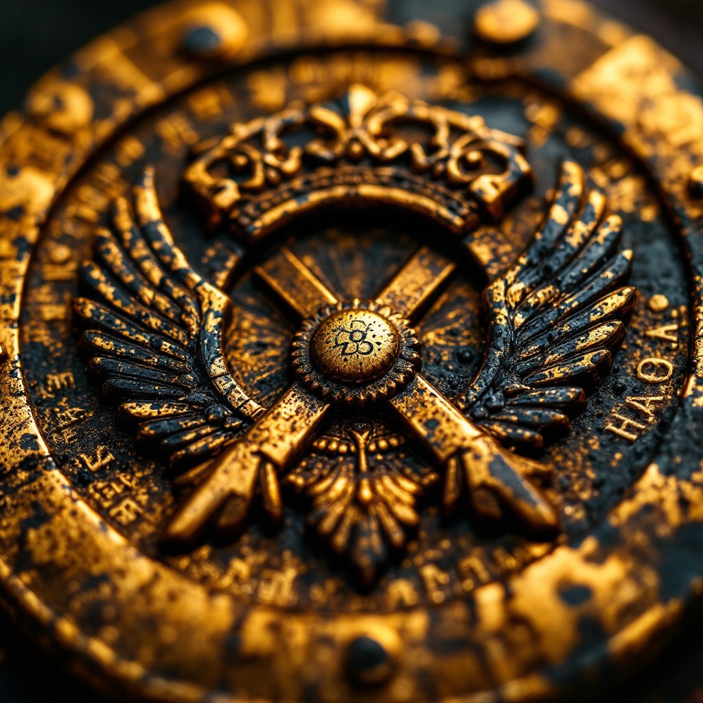 Ancient Tameri Emblem Free Ancient Brass Emblem Image - Brass, Military, Insignia | Download ...