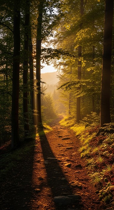 Free Golden Forest Path Image - Forest, Path, Sunlight | Download at ...