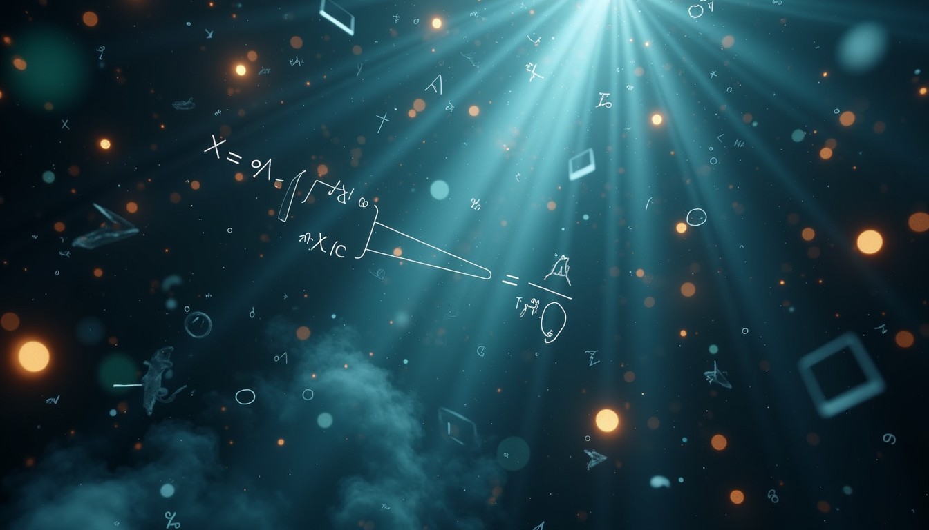 Free Illuminated Cosmic Equations Image - Mathematics, Equations ...