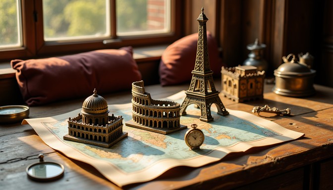 Free Global Landmarks Miniatures Image - Miniature, Travel, Landmarks ...