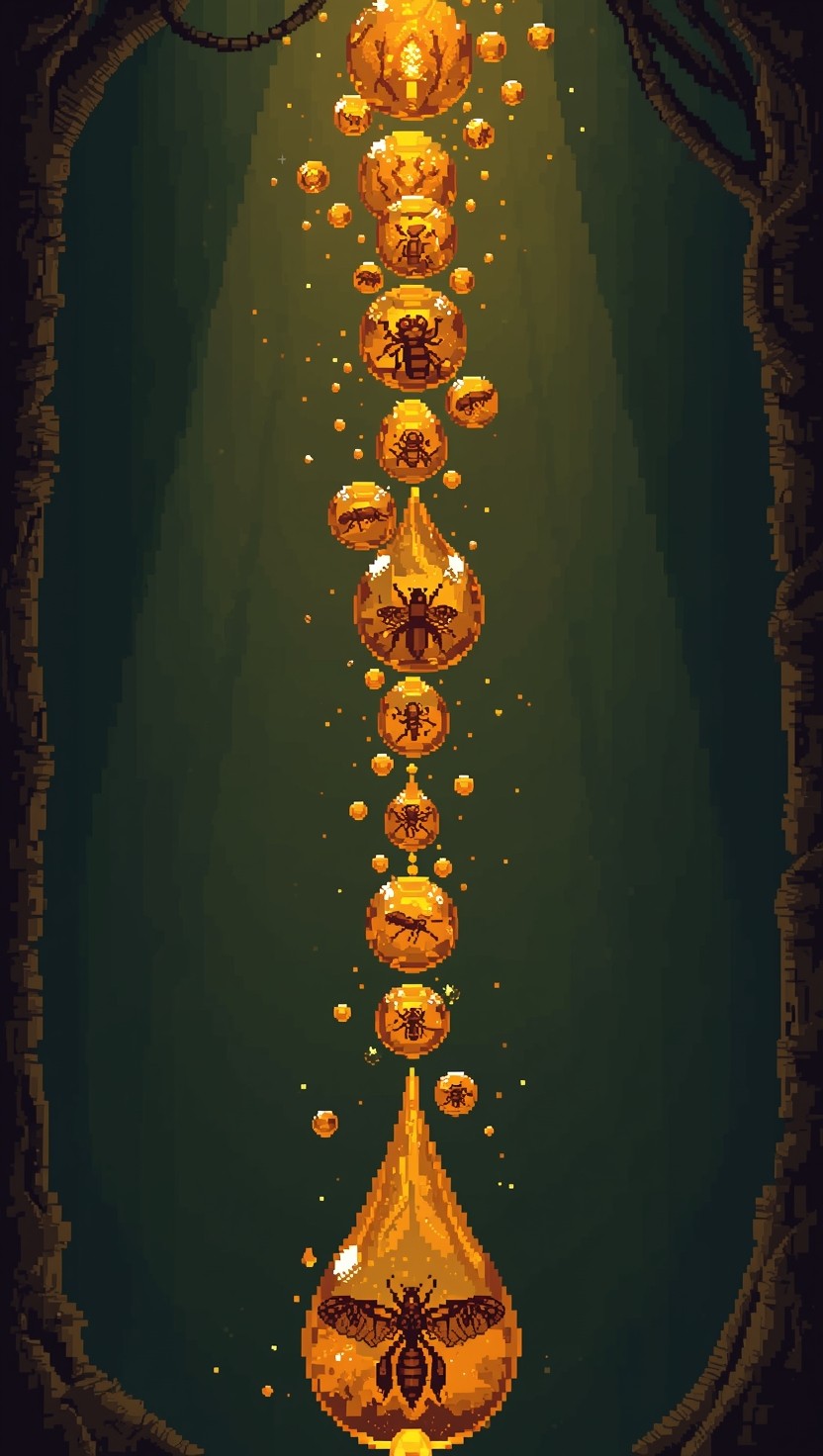 Free Ancient Amber Cascade Photo - Amber, Fossils, Insects | Download ...