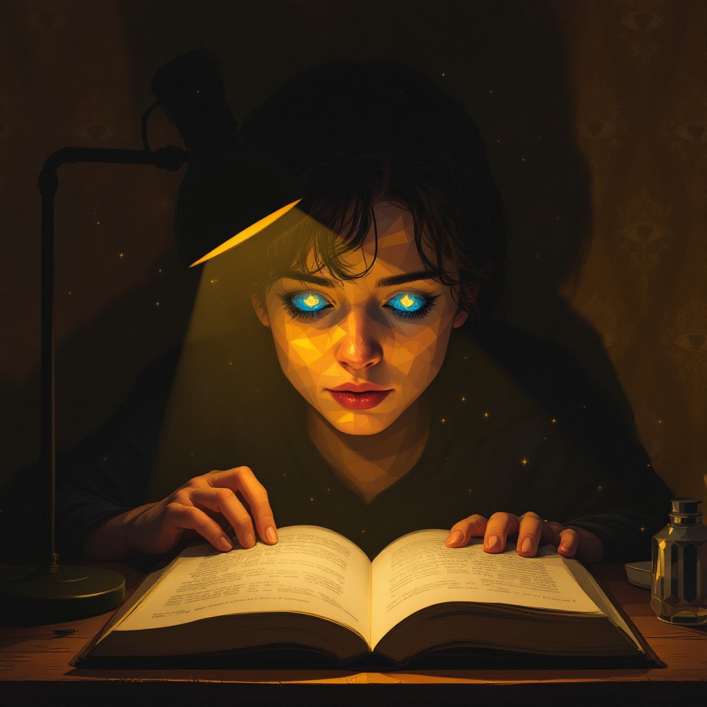 Free Midnight Reading Sanctuary Image - Reading, Lofi, Geometric ...