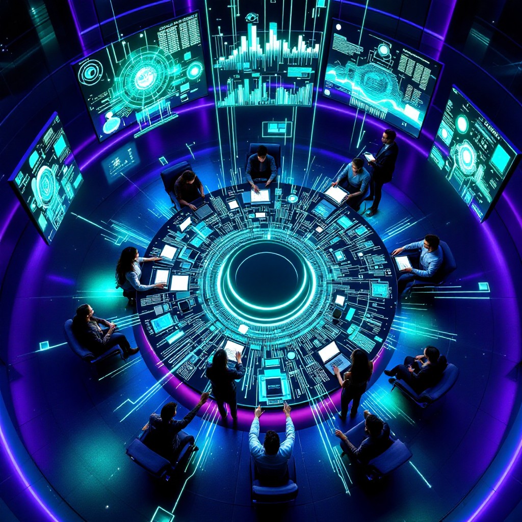 Free Futuristic Control Center Image - Futuristic, Cyberpunk ...