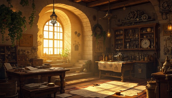 Scientists Workspace Renaissance Free Renaissance Flying Machine Image - Invention, Flying, Machine ...
