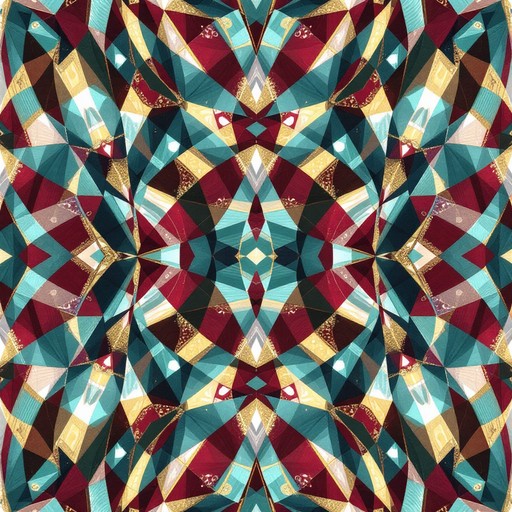 Tileable Funhouse Pattern Free Kaleidoscopic Circus Pattern Image - Kaleidoscopic, Circus ...