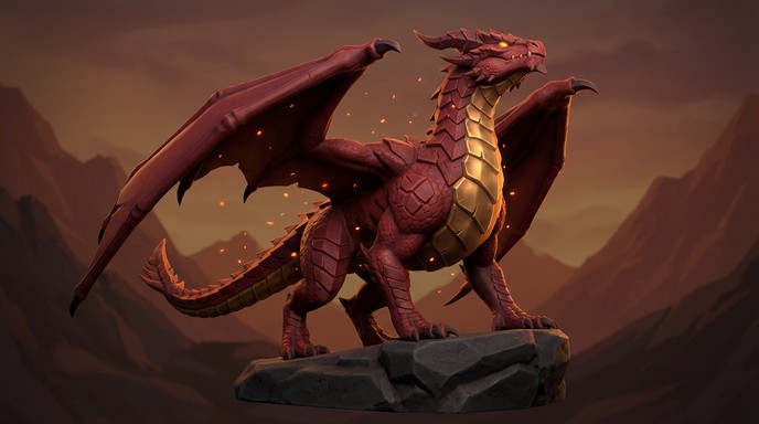 Free Crimson Drake Majesty Image - Drake, Dragon, Creature | Download ...