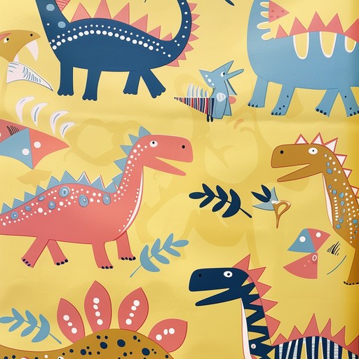 Free Colorful Dinosaur Pattern Image - Dinosaurs, Colorful ...