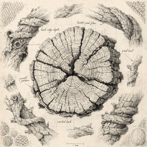 Free Ancient Oak Study Image - Botanical, Illustration, Sketch ...