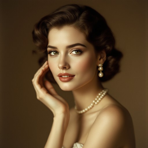 Free Vintage Pearls Portrait Image - Vintage, Elegant, Portrait ...