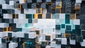 Free Breaking Through Barriers Image - Cubes, Geometric, Abstract ...