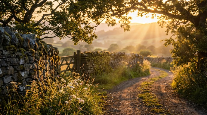 Carnegie Countryside Texture Free Golden Countryside Path Image - Countryside, Pathway, Stone ...