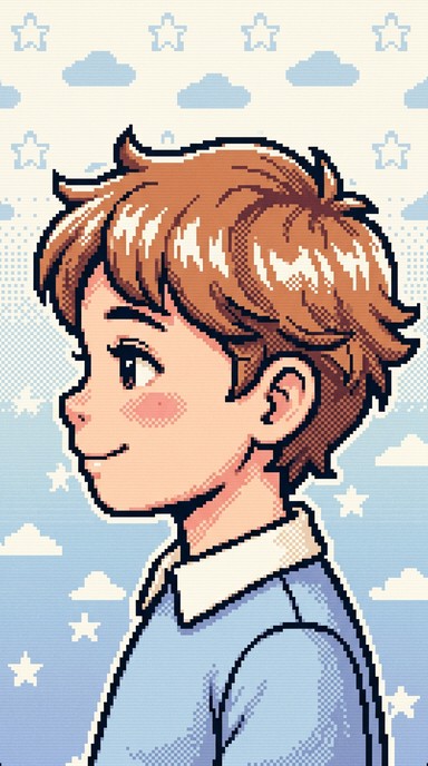 Free Pixel Child Portrait Image - Pixel, Retro, Child | Download at ...