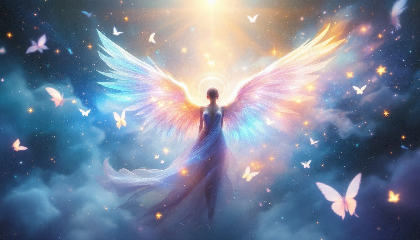 Free Celestial Being Ascends Image - Ethereal, Celestial, Wings ...