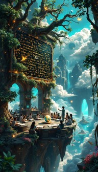 Free Celestial Classroom Dreams Image - Fantasy, Classroom, Surreal ...
