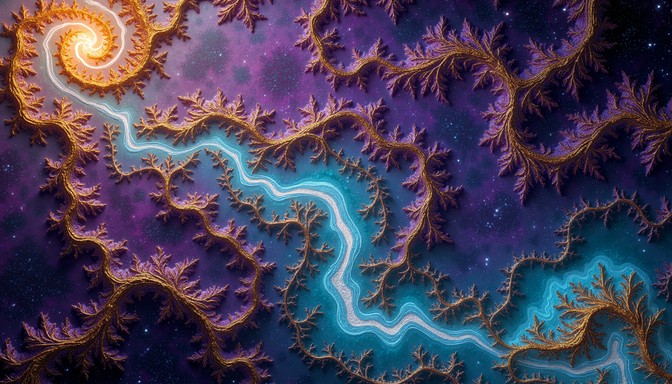 Free Luminous Cosmic River Image | Download at StockCake