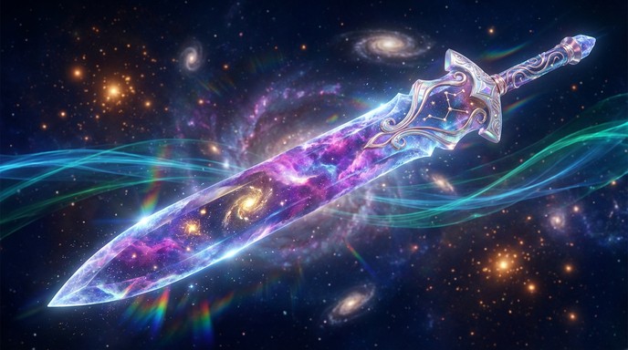 Magic Weapon Stars Free Celestial Blade Energy Image - Sword, Cosmic, Space | Download at ...