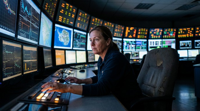 Vigilance Machine Download Night Shift Vigilance Image - Control, Room, Operator | StockCake