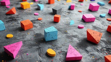 Free Colorful geometric shapes Image - Colorful, Geometric, Shapes ...