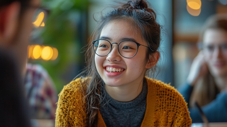 Free Joyful Conversation Moment Image - Woman, Smiling, Conversation ...