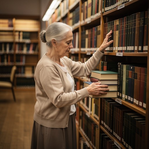 Free Dedicated Librarian Working Image - Librarian, Elderly, Woman ...