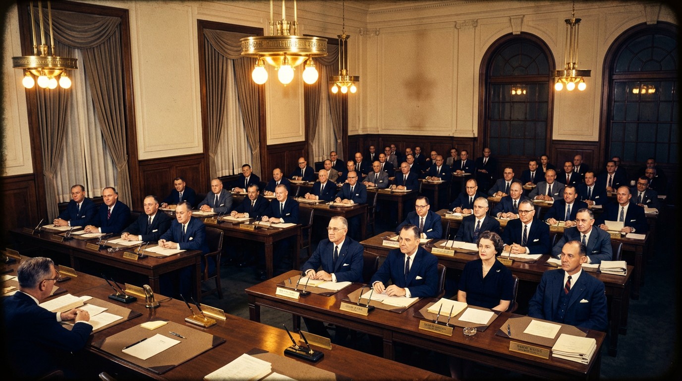 Free Formal Assembly Meeting Image - Vintage, Assembly, Meeting ...
