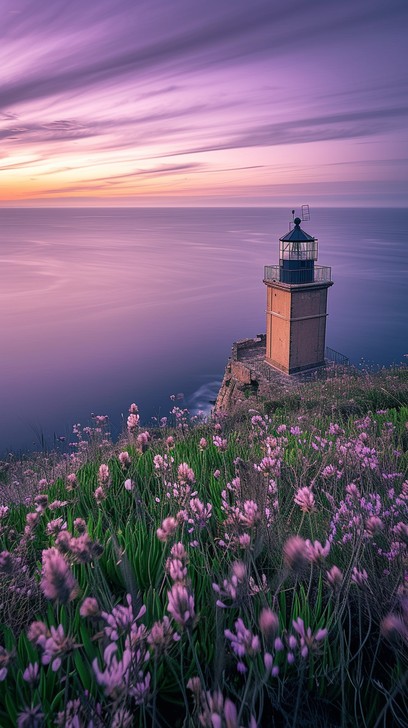 Lighthouse Soft Free Lighthouse Sunset Serenity Image - Lighthouse, Sunset, Serenity ...