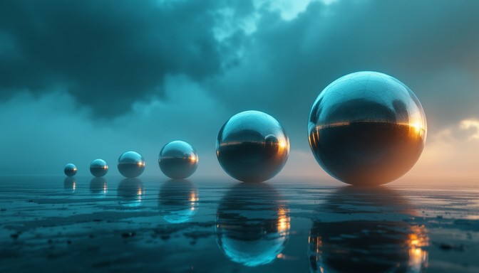 Metallic Orbs Free Evolving Metallic Orbs Image - Spheres, Orbs, Metallic | Download ...