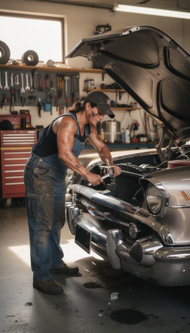 Mechanic Feature Free Woman Mechanic Working Image - Mechanic, Woman, Automotive ...