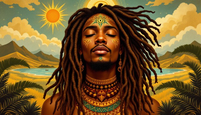 Free Rastafarian Soul Portrait Image - Rastafarian, Dreadlocks, Man ...