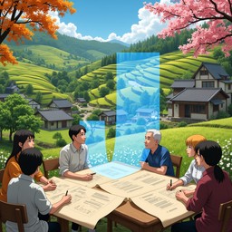 Free Rural Japan Reimagined Image - Anime, Rural, Japanese | Download ...