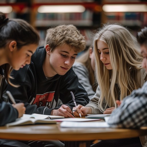 Absorbed Student Free Students Studying Together Image - Students, Studying, Library ...