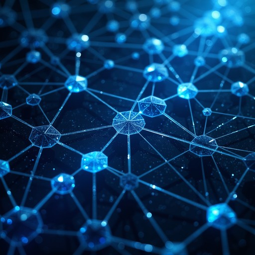 Interlink Pattern Background Free Crystalline Data Web Image - Network, Blockchain, Blue | Download ...