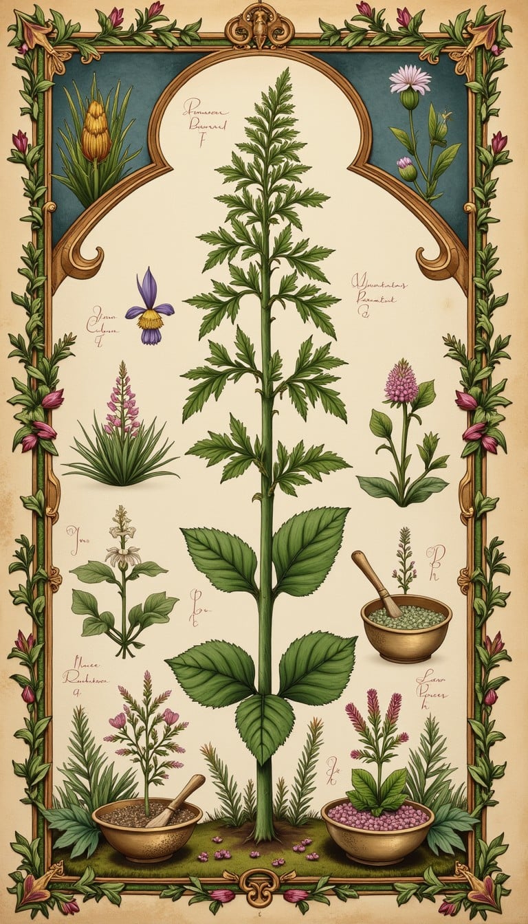 Free Medieval Herbalist Illustration Image - Medieval, Herbalist