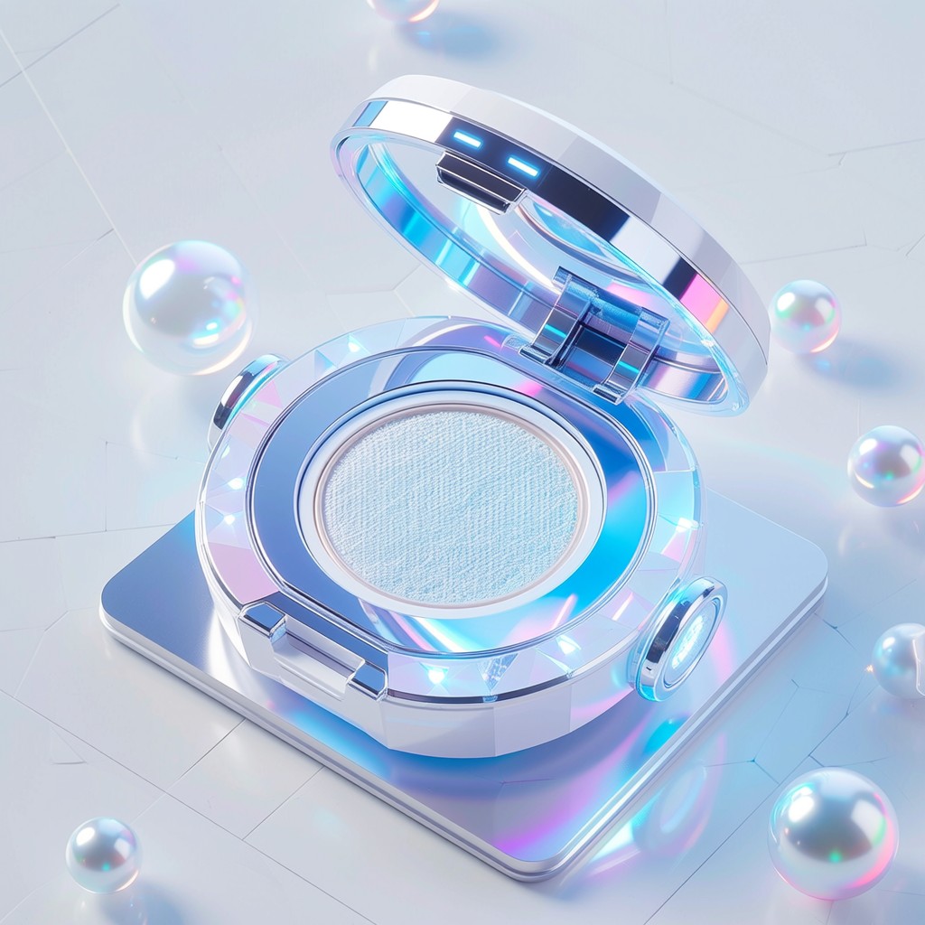 High Tech Makeup Free Futuristic Beauty Technology Image - Futuristic, Holographic ...