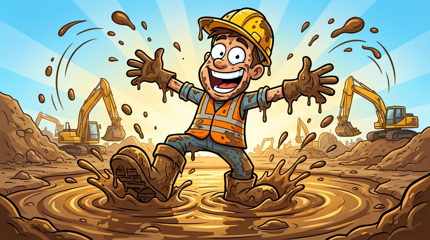 Free Muddy Construction Worker Image - Construction, Worker, Mud ...