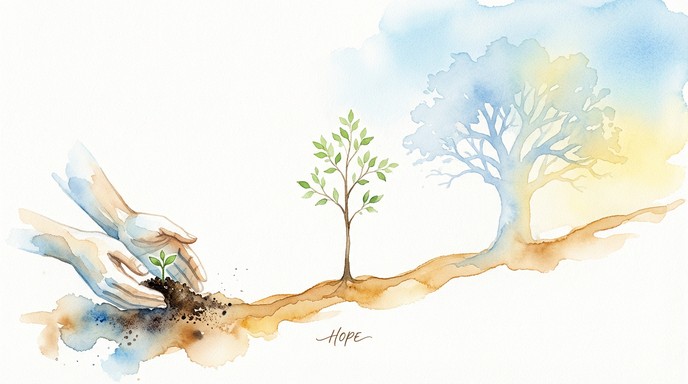 Free Growth Through Time Image - Watercolor, Tree, Planting | Download ...