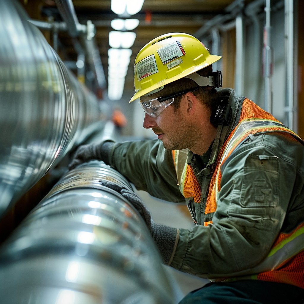 Free Focused Industrial Worker Image - Worker, Industrial, Safety ...