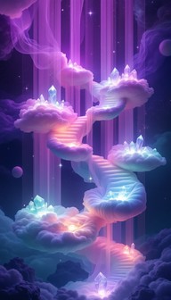 Free Floating Crystal Clouds Image - Dreamcore, Fantasy, Cosmic ...